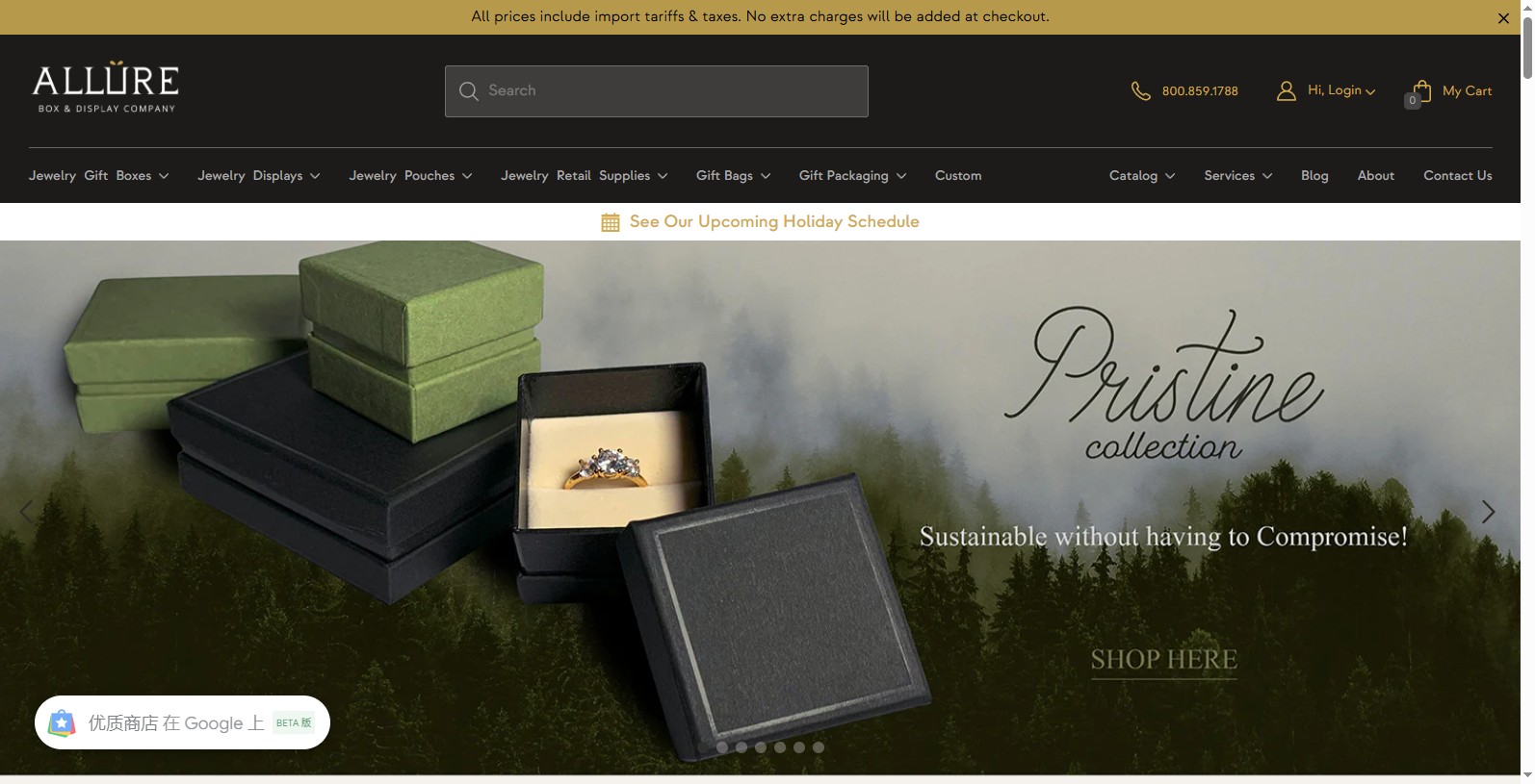 Carolina Retail Packaging Carolina Retail Packaging is headquartered in North Carolina and expert in distributing and customizing hundreds of packaging options since 1993.