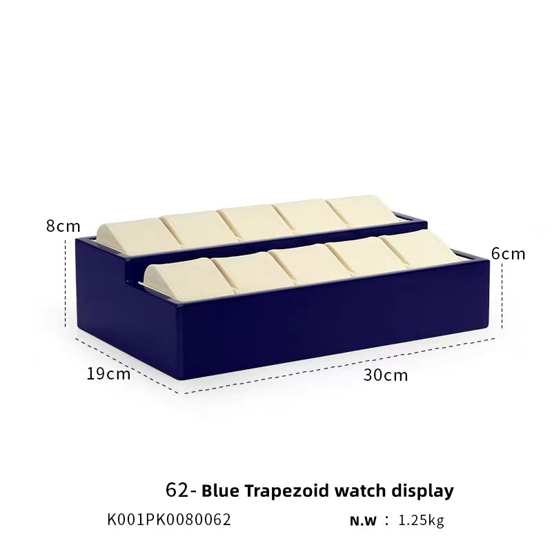 Hot sale Piano lacquer watch Trapezoidal display stand