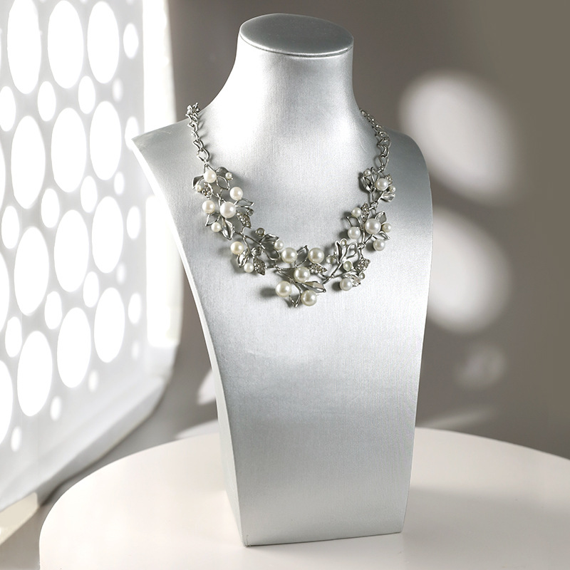 Bust Necklace Jewelry Display Stand Factories ៣