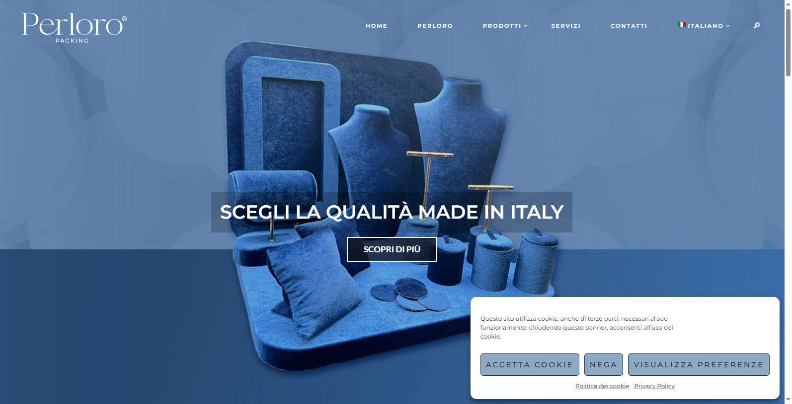 Perloro is an Italian based luxury jewellery packaging brand, that is recognised for its stylish and quality workmanship.