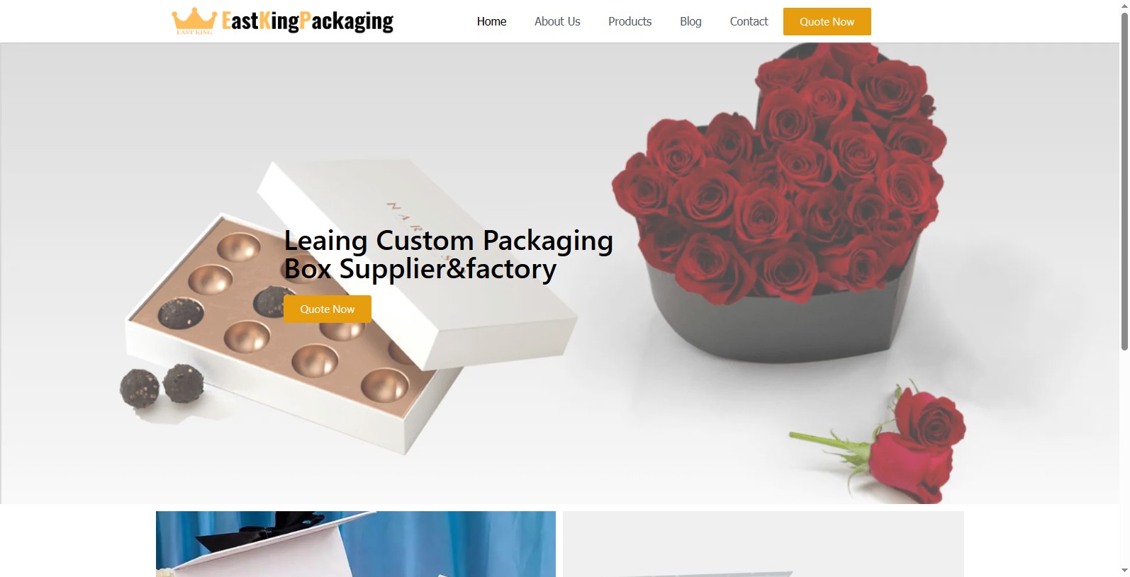 East King Ltd EastKing Packaging Company, situated in DongGuan city of China's GuangDong province, has a portfolio of products and packages like no one else in the segment of supplier box packaging.