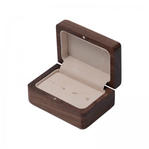 2023 Klassisch-elegante Vintage-Luxus-Doppelringbox, individuelle Schmuckverpackung