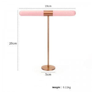 Creative ใหม่เครื่องประดับ Props Display Bracket โลหะที่กำหนดเองและขาตั้งเครื่องประดับหนัง