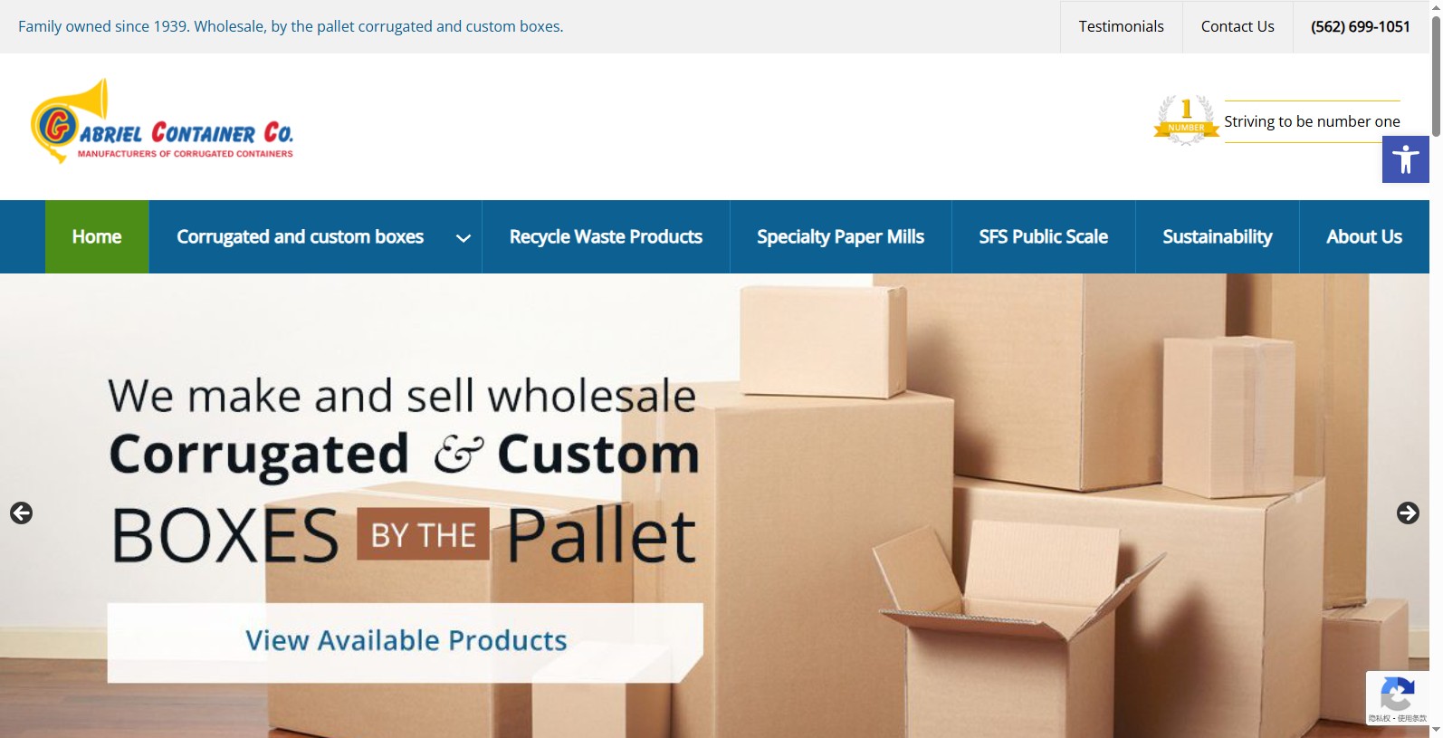 Founded in 1939, Gabriel Container Co. is one of Southern California’s oldest box manufacturers. Based in La Mirada