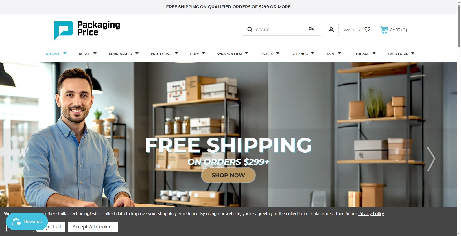 Packaging Price is an online American packaging company offering affordable and quick shipping solutions throughout the continental United States Founded in Pennsylvania