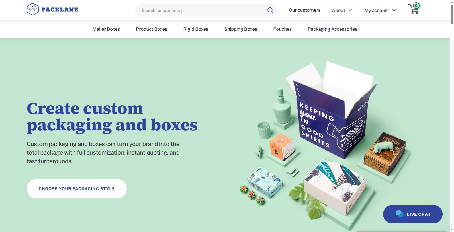 Packlane is a digital packaging company of the future, where small businesses will be able to create custom packaging.
