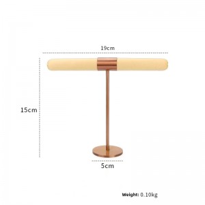 Giá đỡ trưng bày đạo cụ trang sức mới sáng tạo Giá đỡ trưng bày trang sức bằng kim loại và da tùy chỉnh