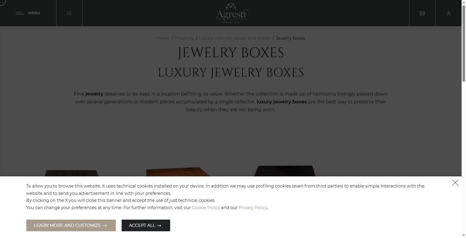 Introduction and location. Deluxe Boxes is an American manufacturer specializing in luxurious rigid boxes for jewelry, perfume, and corporate gifts.