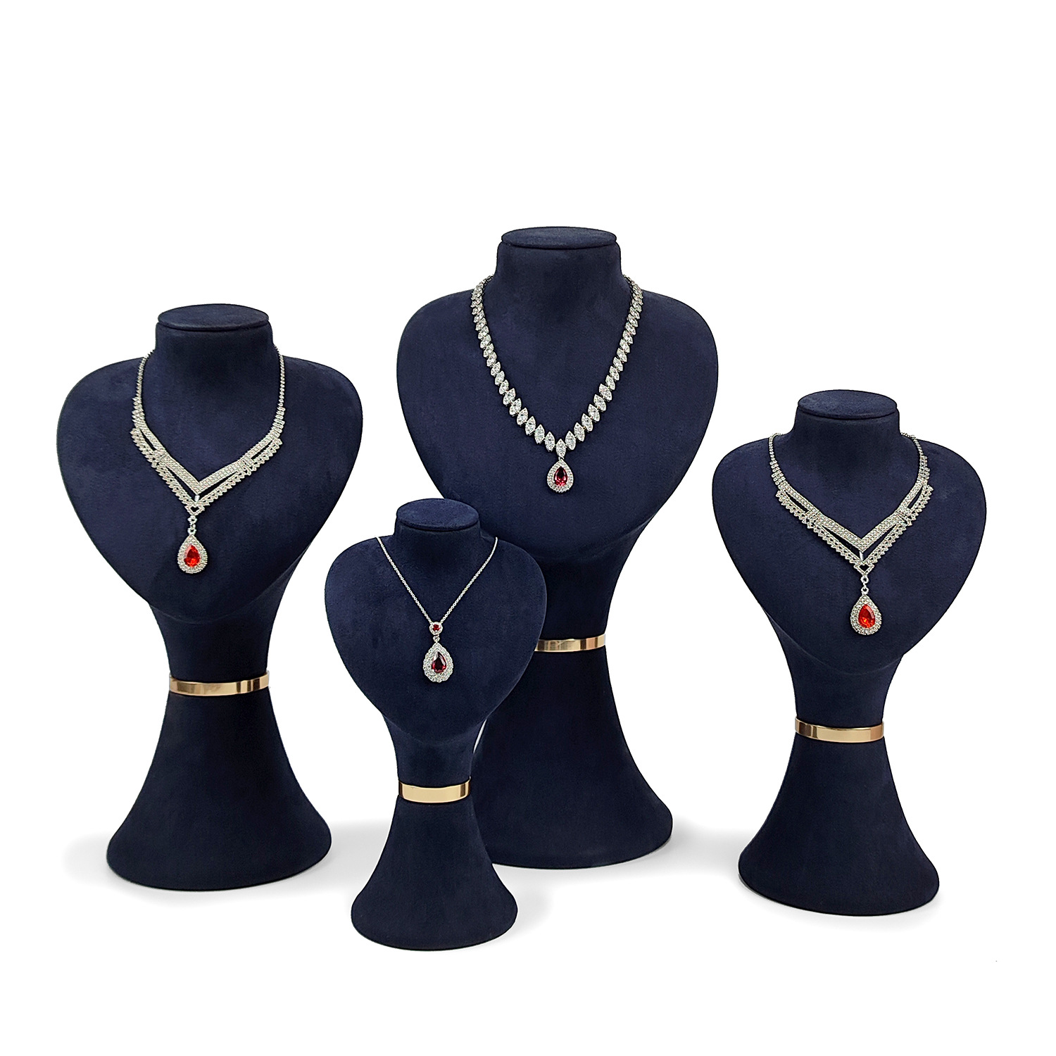 Resin necklace bust jewelry display factories 2