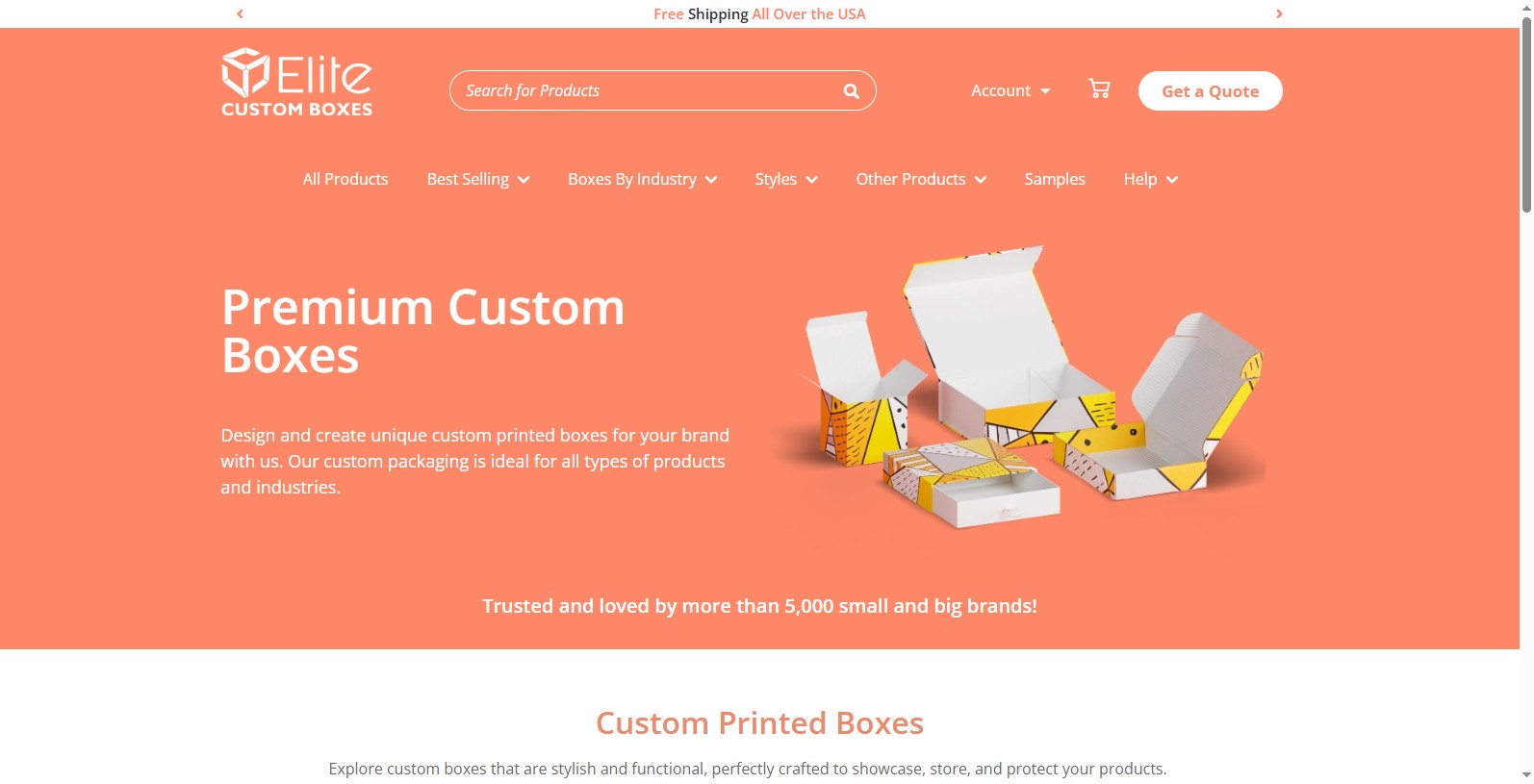 Elite Custom Boxes We are Small Business Established in USA with its offices in USA at different states.
