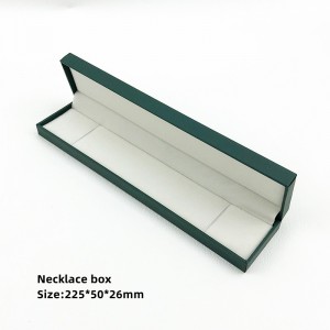 wholesale Green leatherette paper box from China