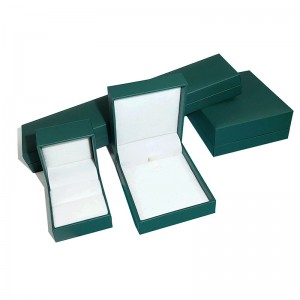 wholesale Green leatherette paper box from China