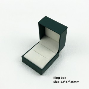 wholesale Green leatherette paper box from China