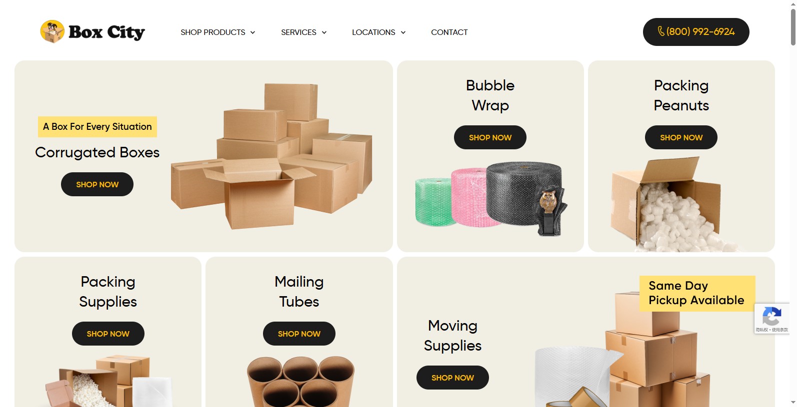 Box City là chuỗi cửa hàng hộp bán lẻ có địa điểm trên khắp Nam California. Không giống như các loại nhà máy tập trung vào B2B khác