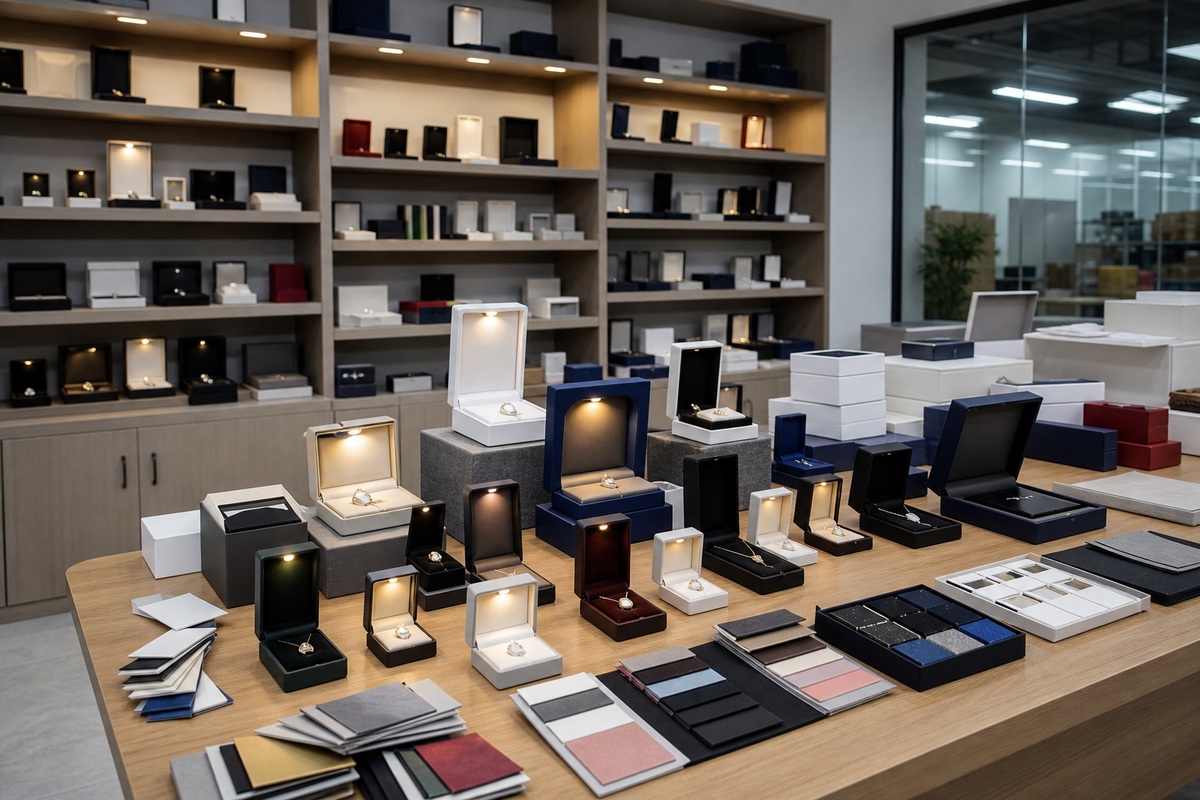 led-jewelry-box-factory-sample-room