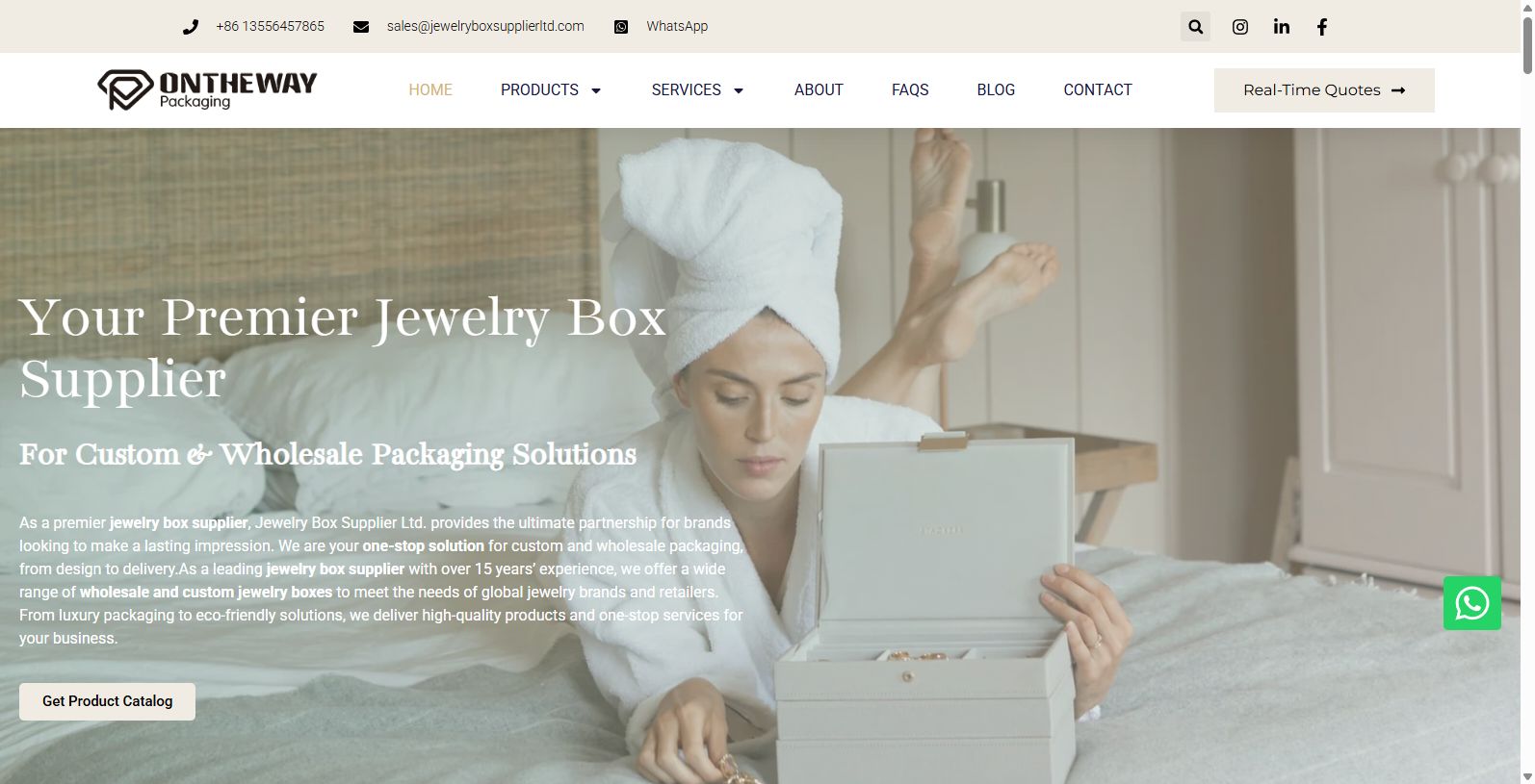 Jewelry Box Supplier Ltd., located in Room 212, Building 1, Hua Kai Square No.8 YuanMei West Road, Nan Cheng Street, Dong Guan City, Guang Dong Province, China