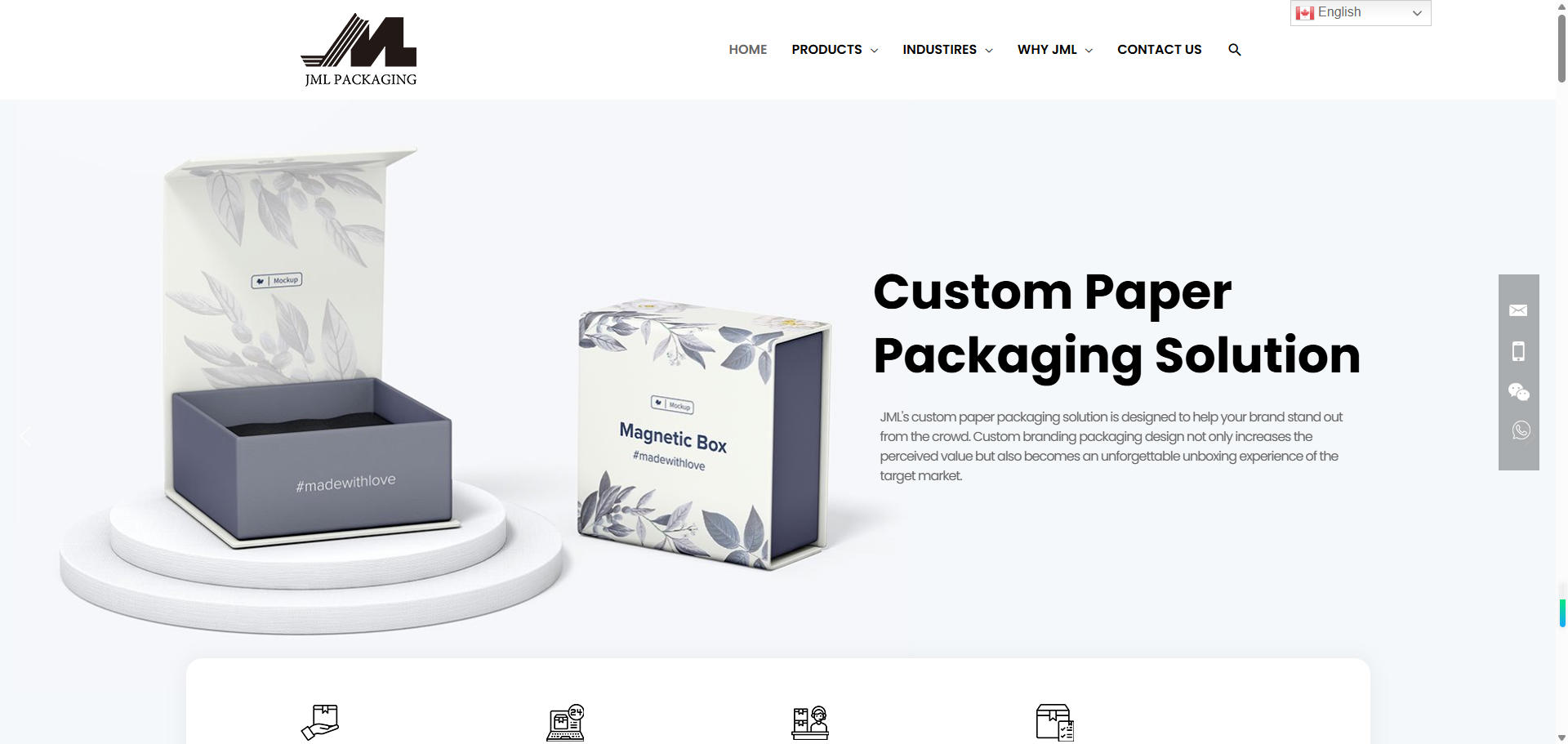 About JML Packaging At JML Packaging, we are passionate about providing the highest quality jewelry packaging in the industry for our customers.
