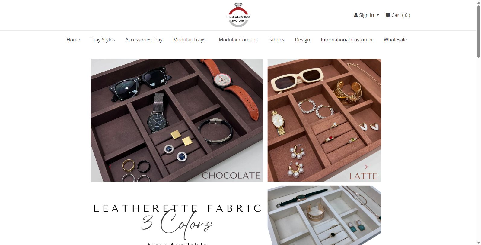 The Jewelry Tray Factory has made handmade jewelry trays in Fort Lauderdale, FL 33309 as early as 2019.