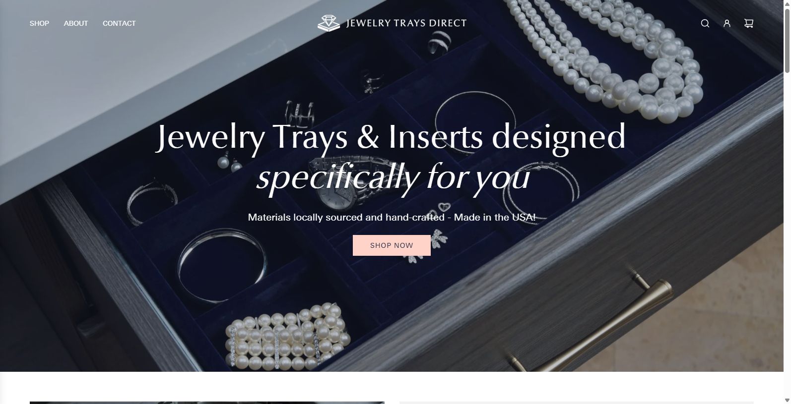 A combination of high quality and customization can only be found from Jewelry Trays Direct, a jewelry tray factory located in South Florida.