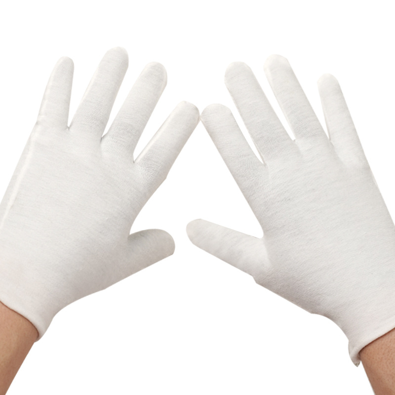 1-cotton gloves for jewelry handling
