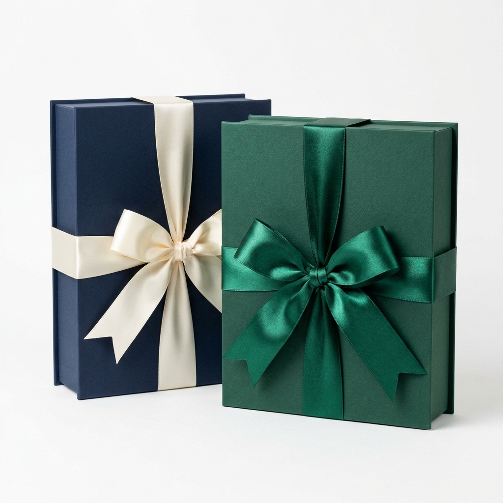 Bow Tie Jewelry Boxes-Satin Ribbon Boxes