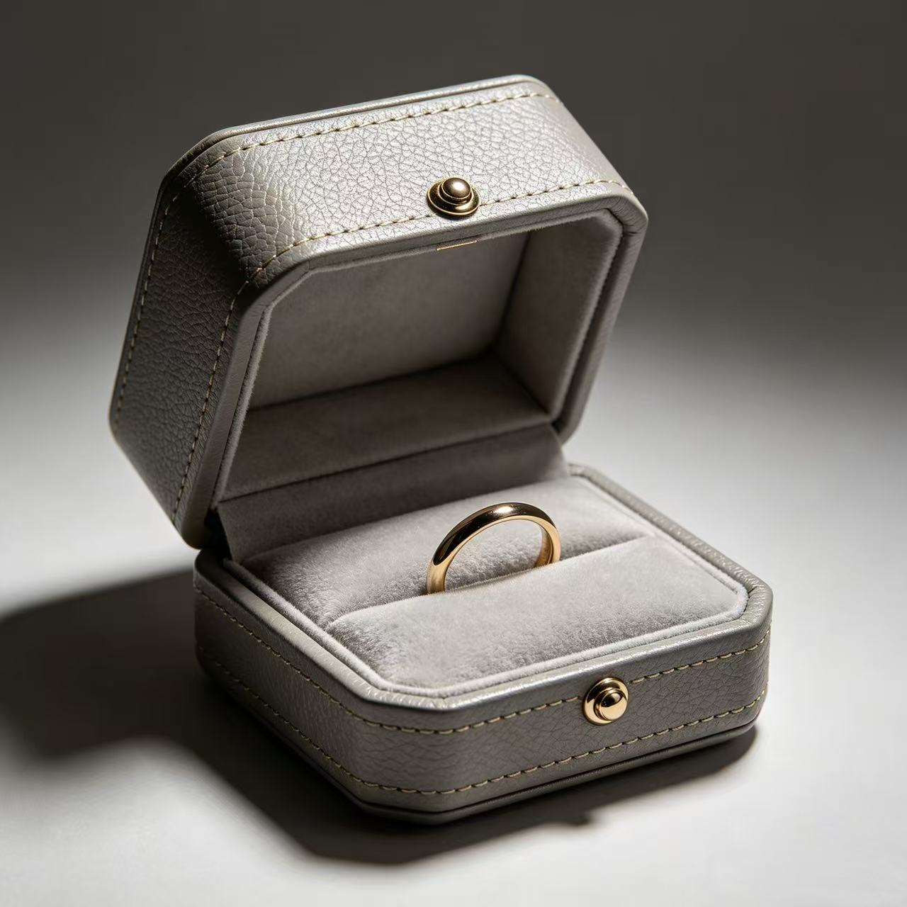Popular Leatherette Jewelry Ring Boxes