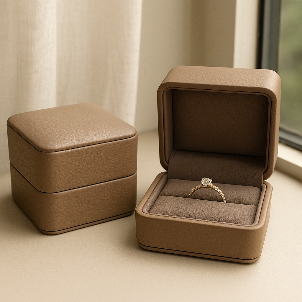 When storing the Leather Jewelry Box, avoid humidity, high temperature or direct sunlight, which will cause the leather to lose its softness or even crack.