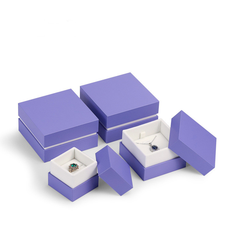 cheap purple paper box from China factory
