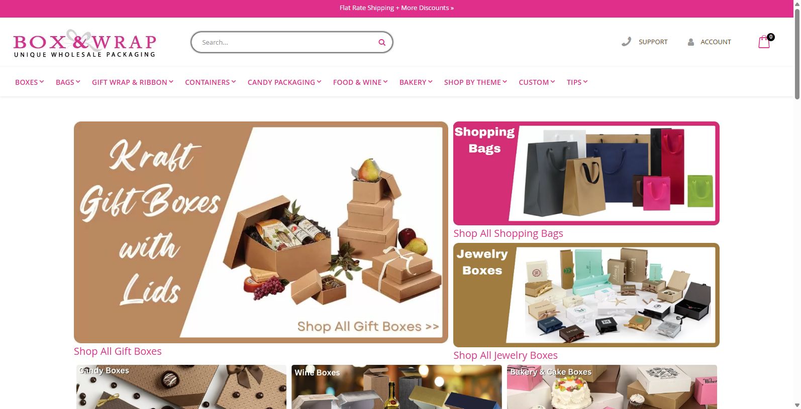 Founded in the USA in 2004, Box & Wrap has successfully provided gift boxes, bags, and packaging in every shape and size.