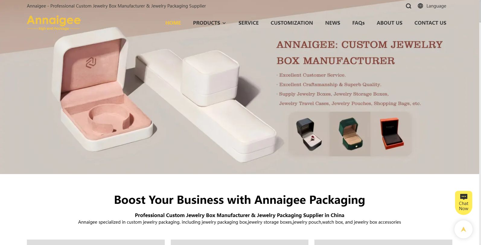 Annaigee Jewelry Box is one of the professional jewelry box suppliers tailor made your jewellery packaging.