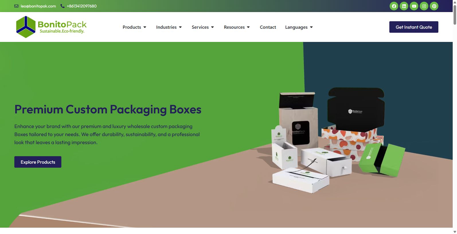 Bonito Packaging is a well-renowned name in the rigid boxes manufacturing field, delivering creative and unique packing solutionsto cater all kind of industries.
