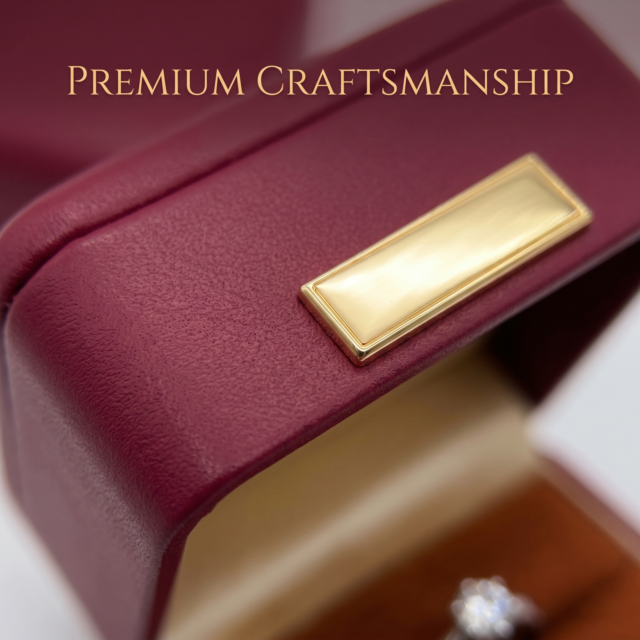 Leatherette Metal Box