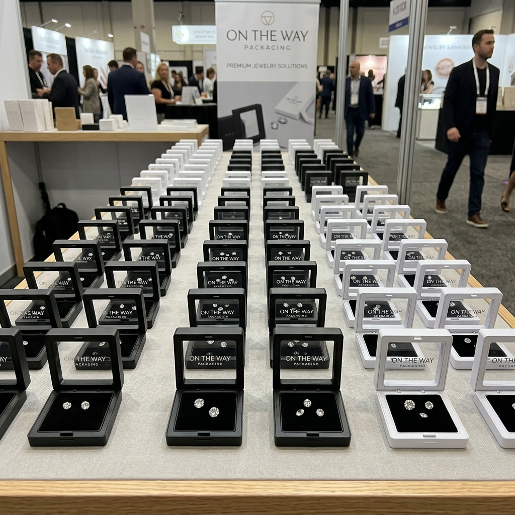 Professional trade show exhibition display diamond box