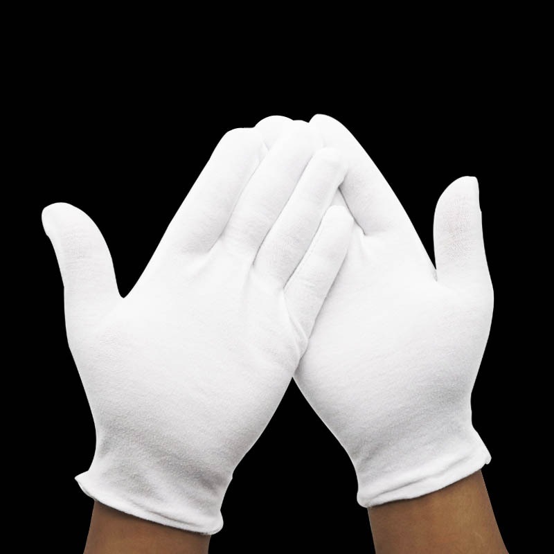 2-cotton gloves for jewelry handling