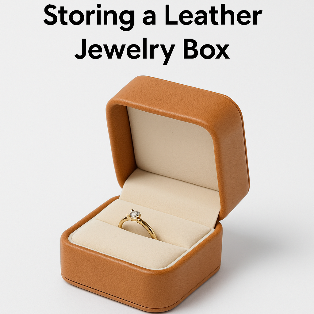 Leather jewelry boxes need a well-ventilated environment to prevent mold or insects.