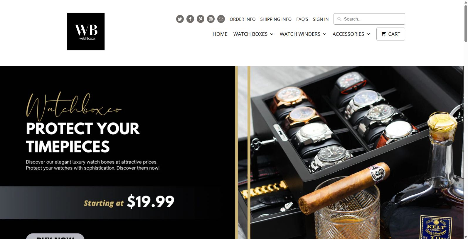 Watch Box Co. has happily served the watch community for over 10 years. Since those early days, Watch Box Co has grown to be one of the best known and most trusted names in the watch box industry.