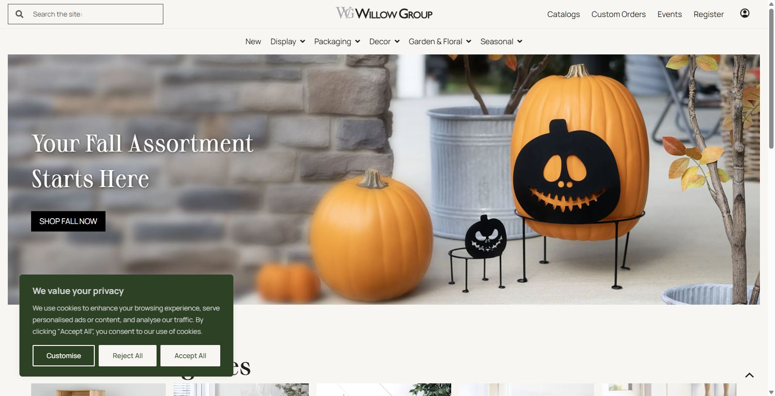 Willow Group, Ltd. (located at 34 Clinton Street, Batavia, N.Y. 14020-2821) is a gift boxes products supplier, known for its massive selection of wholesale baskets, containers and packaging supplies.
