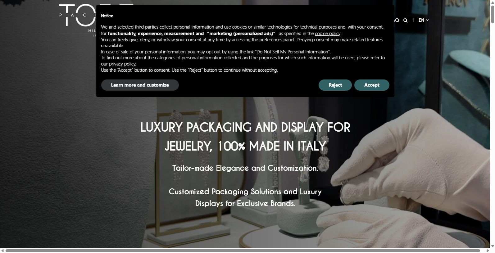 Founded in 1999, To Be Packing is based in Comun Nuovo, Italy. As an luxury jewelry box manufacturer, the company combines Italian quality with Chinese flexibility to supply worldwidestores.