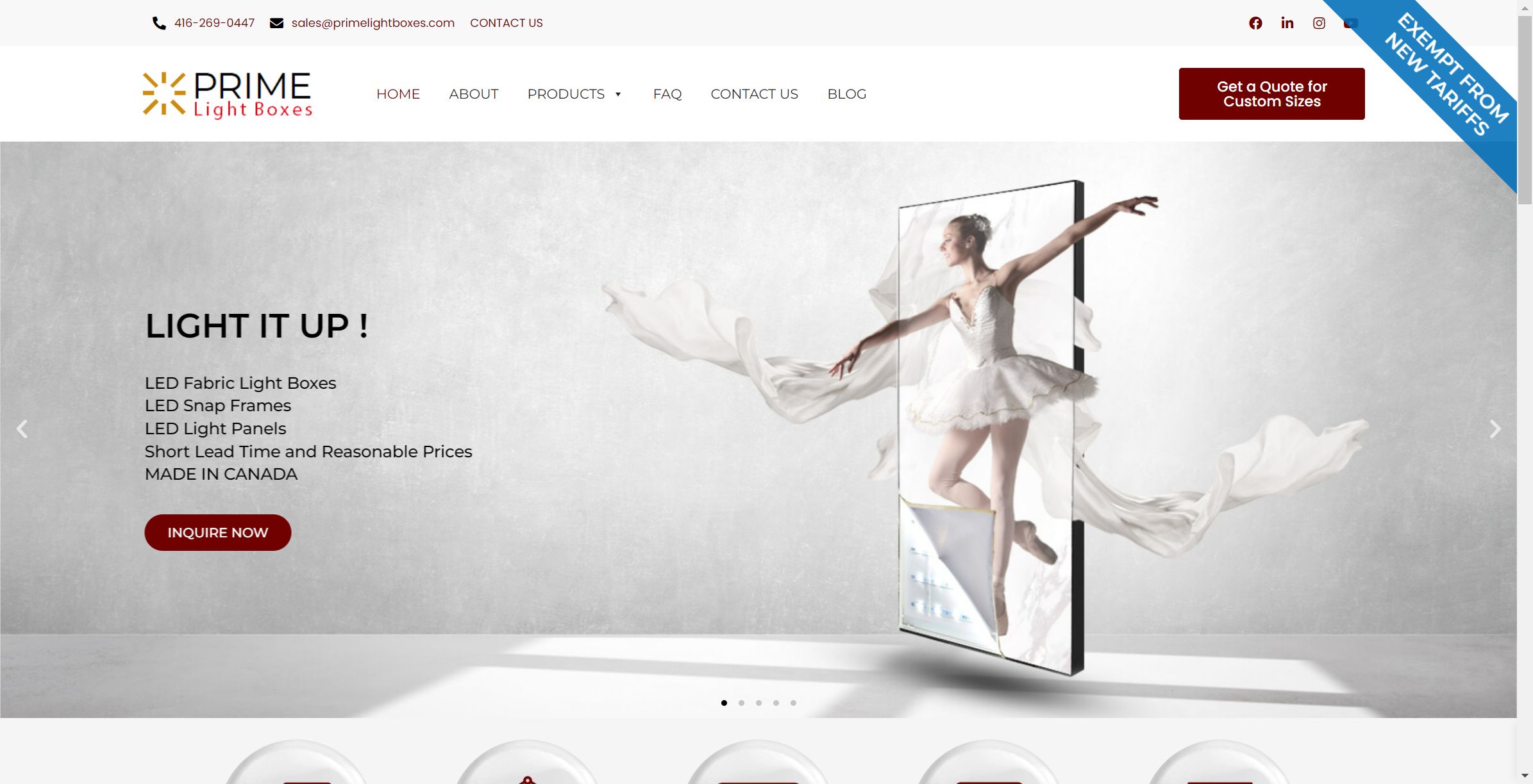 About Prime Light Boxes: Located in Richmond Hill, ON at 9-23 West Beaver Creek Road, L4B 1K5, Prime Light Boxes is a top provider of light boxes