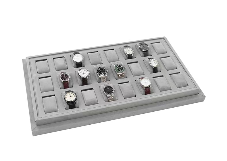 Durable watch display tray from supplier