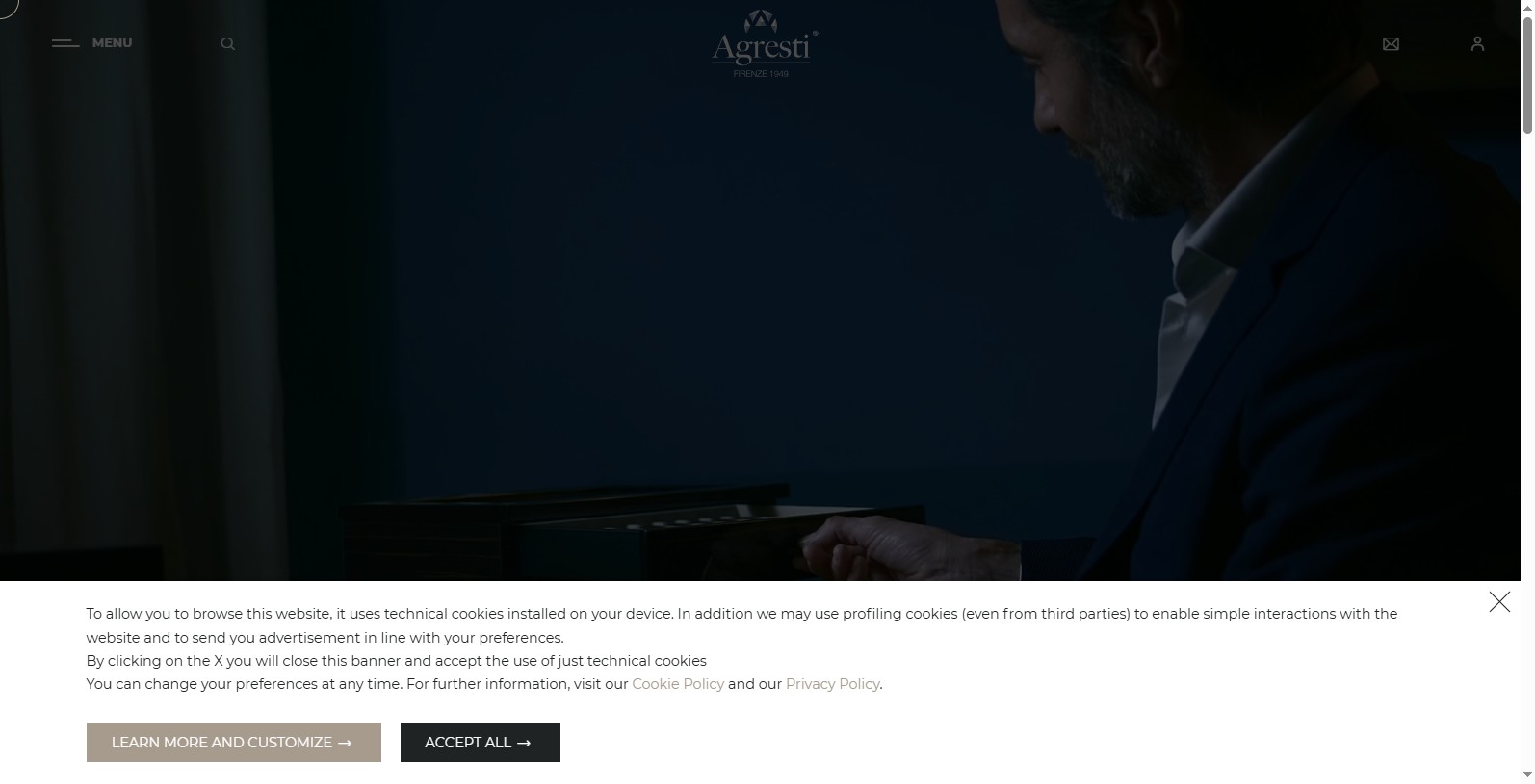 Institut Agresti, creator of luxury jewelry box. Agresti was founded in 1949 in Firenze, Italia. Located in the heart of Tuscany, Agresti takes his inspiration from the great cultural heritage of the area to design the finest safes and furnishing.