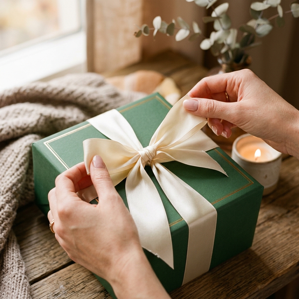 Gift packaging-opening ribbon packaging