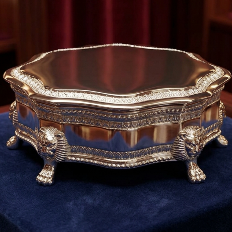 Luxury Metal Jewelry Display Box