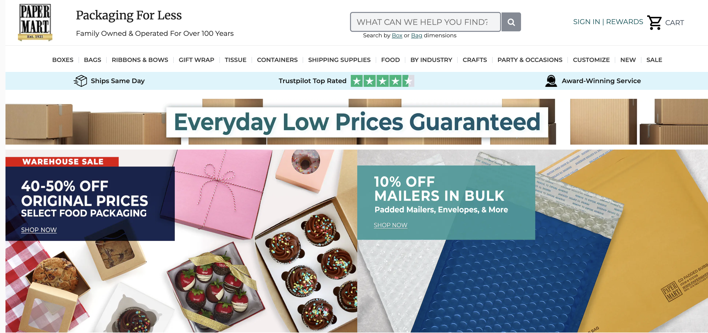 4.Papermart - Internet OEM Solutions to Paper Jewelry Boxes.