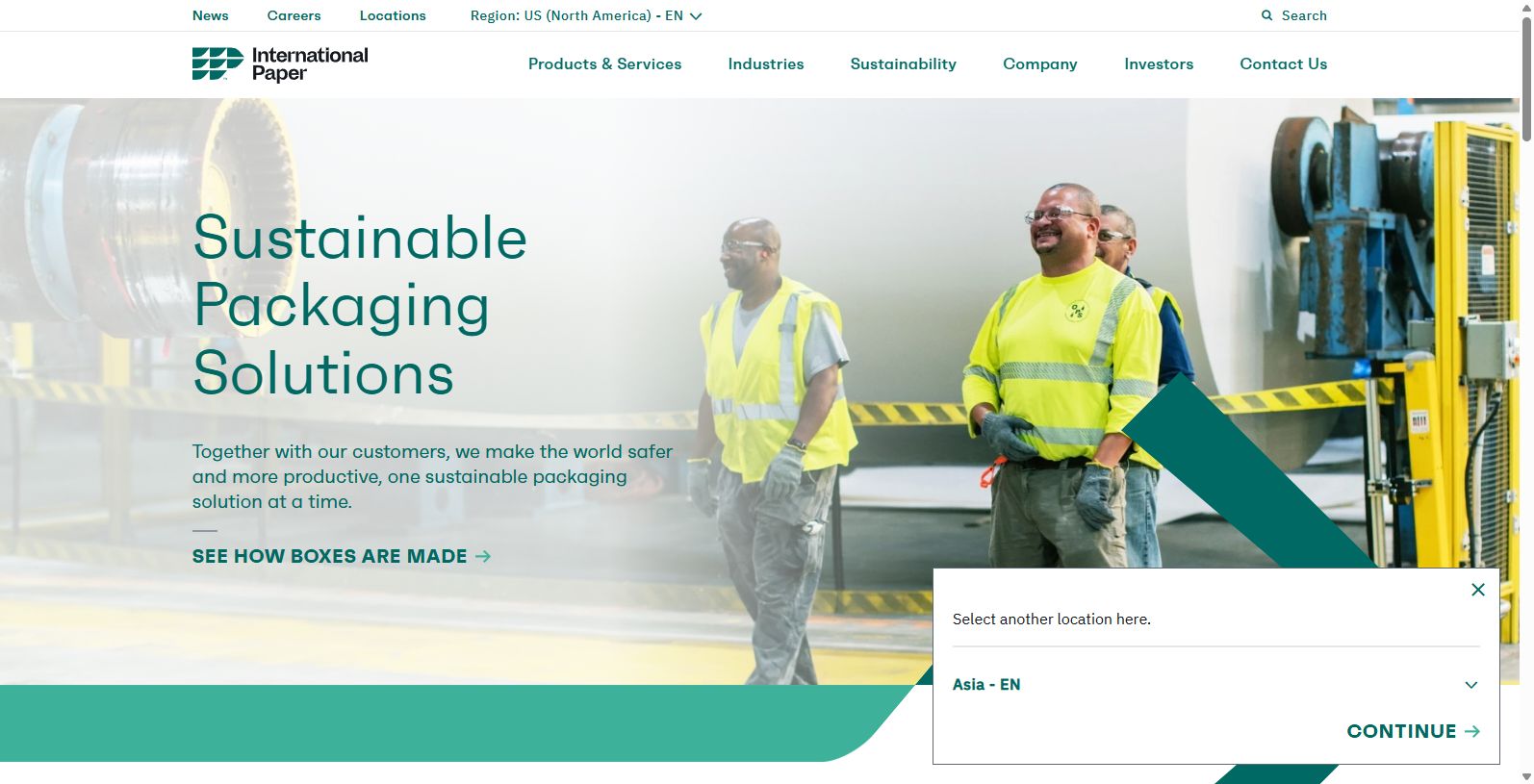 International Paper is a leading global producer of renewable fiber-based packaging, pulp and paper products with manufacturing operations in North America, Latin America, Europe, North Africa, India and Russia.