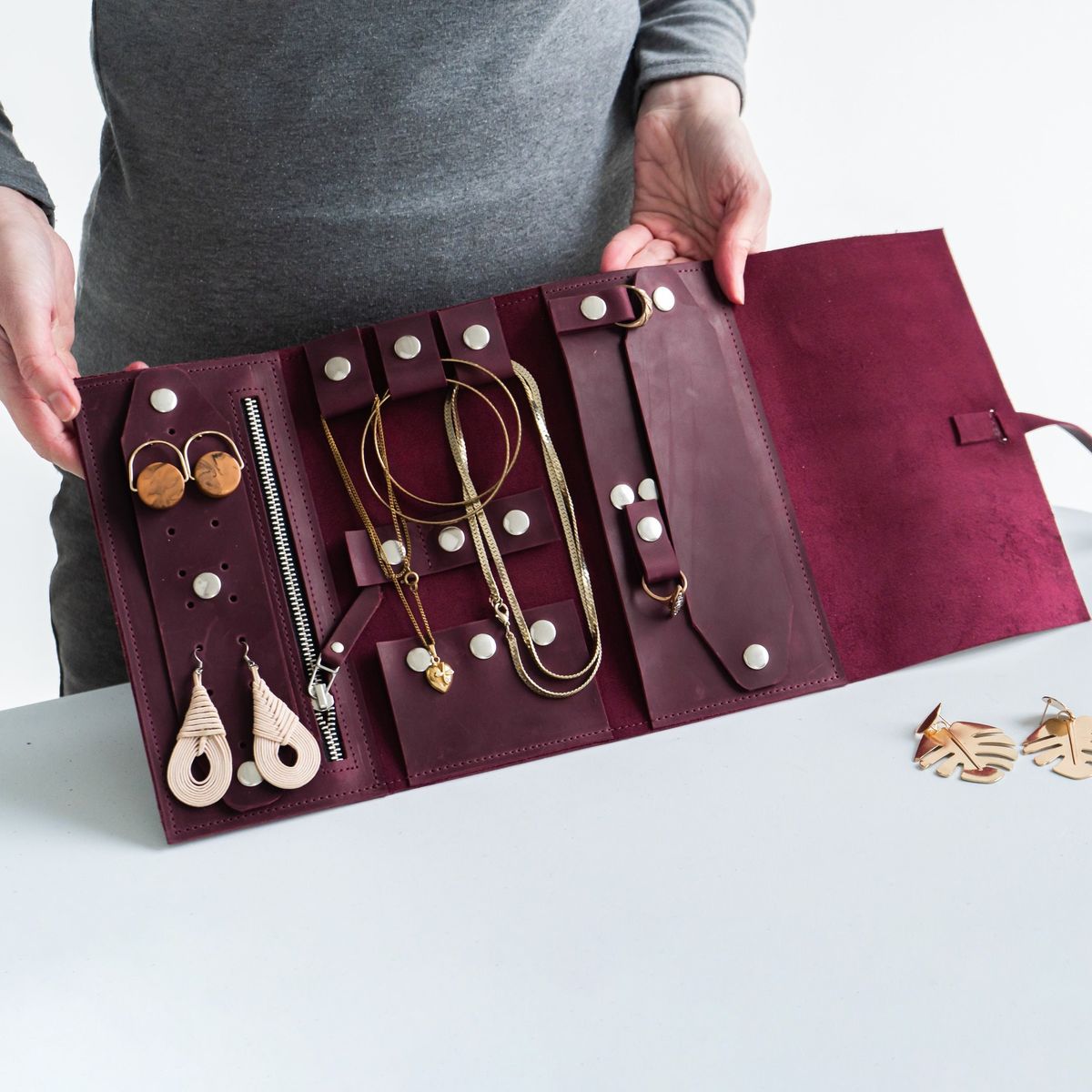 Portable Jewelry Roll