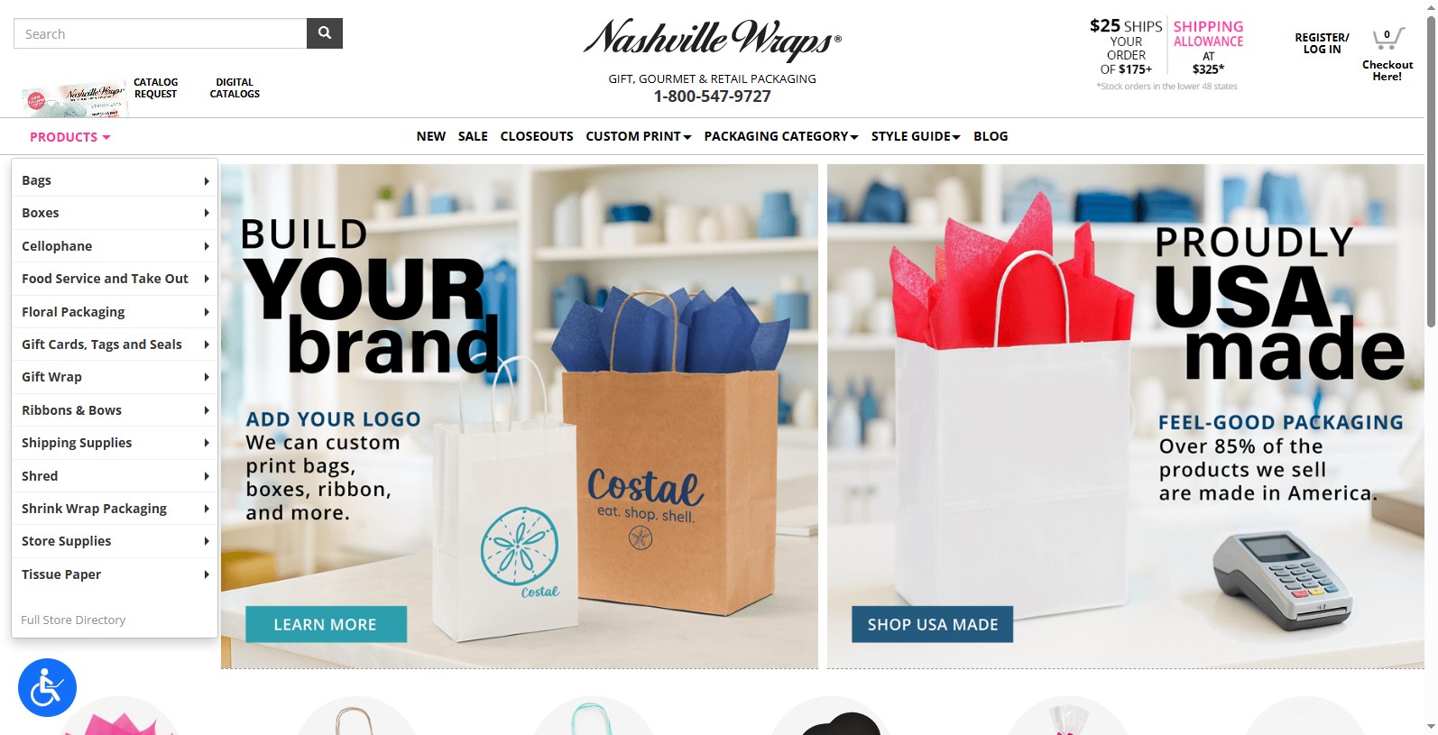 Nashville Wraps Founded in 1976 and headquartered in Hendersonville, Tennessee, Nashville Wraps is a wholesale supplier of eco-friendly packaging.