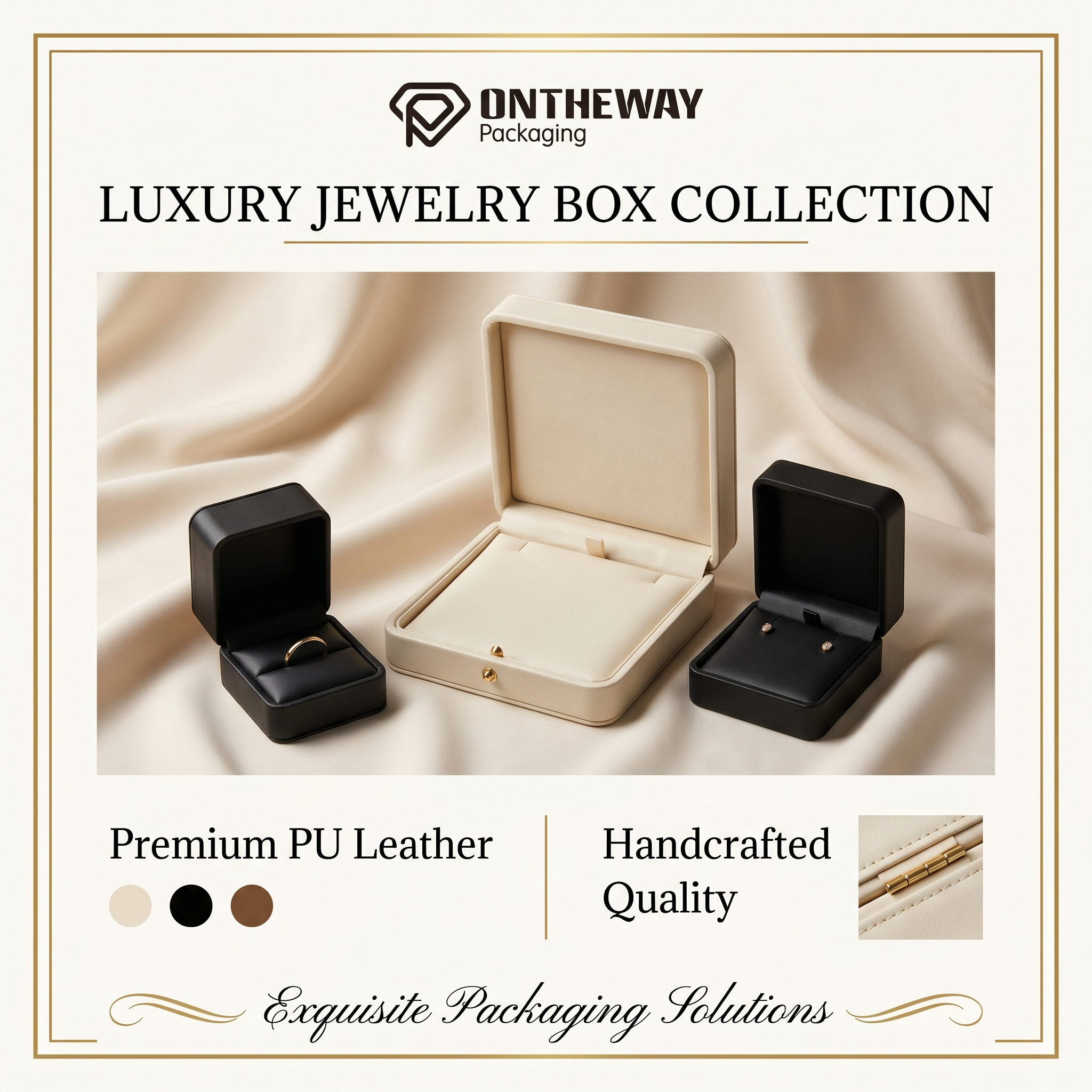 High-End Leather Jewelry Packaging Manufacturer