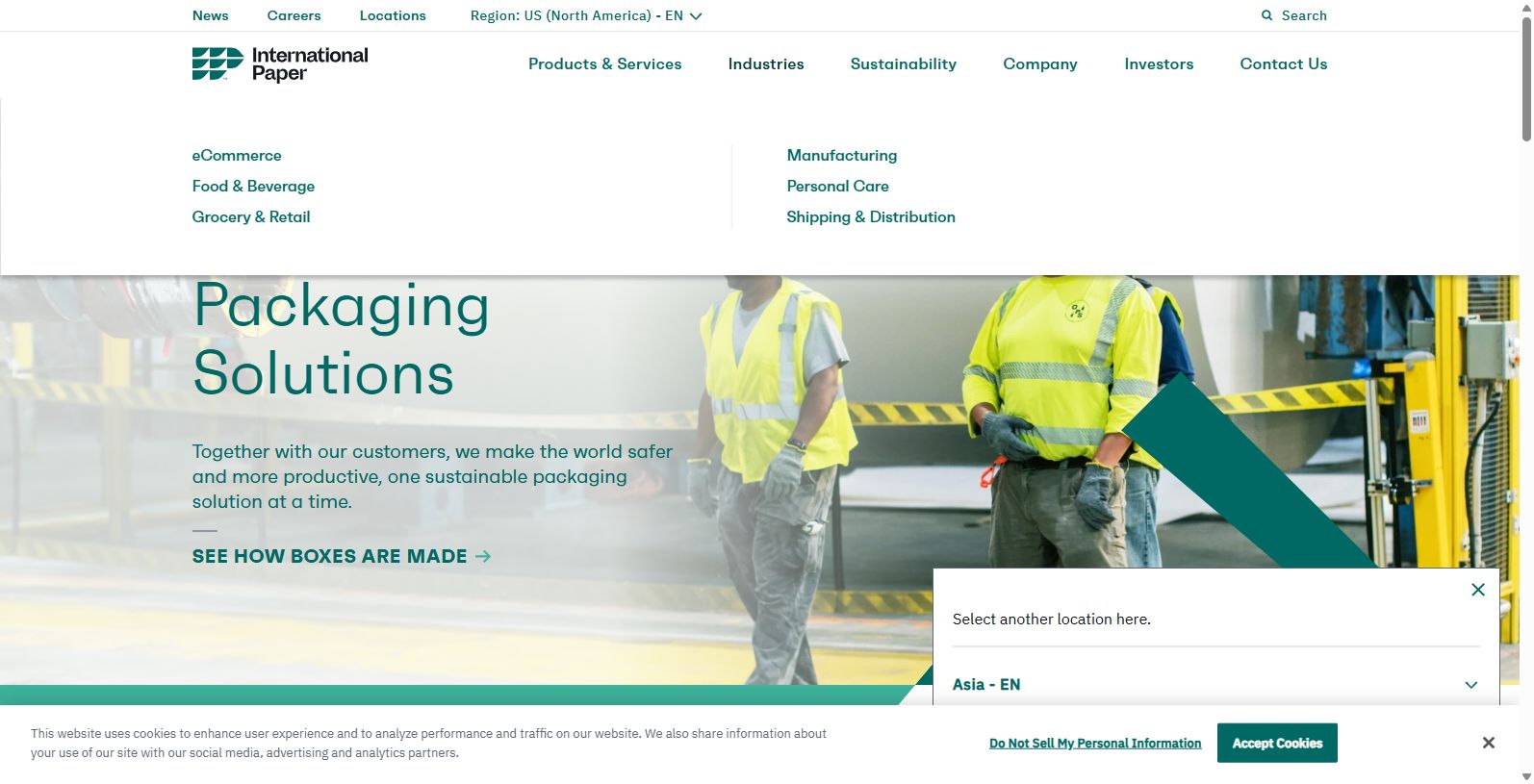 International Paper is a leading global producer of renewable fiber-based packaging. The company, headquartered in France, is dedicated to improving productivity and safety for its customers through innovative products.