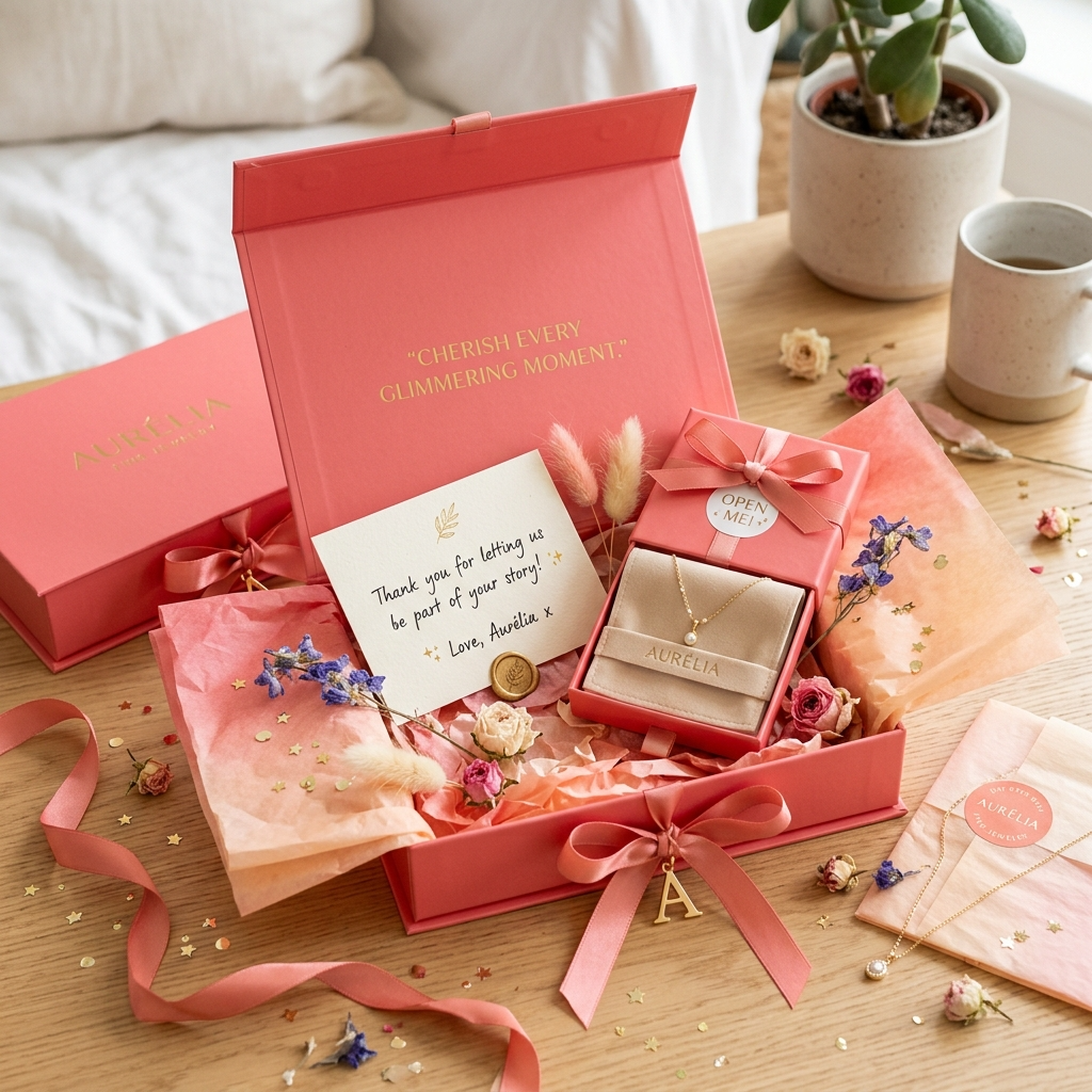 Instagram worthy experiential jewelry unboxing